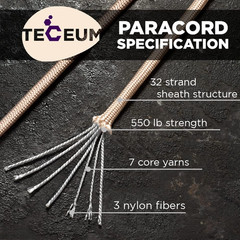 5/32″ Paracord Rope 1000 – 1000Ft / 200Ft / 100Ft / 50Ft – Tactical Parachute Co