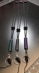 CUSTOM 20″ paracord Neck lanyard ID lanyard / Key Chain/Whistle Strap (3 For 16)