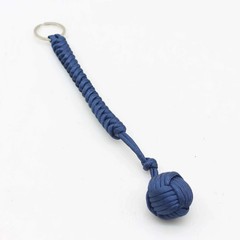 Paracord Monkey Fist Style Keychain Outdoor Hiking Accessory