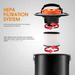 Aspirador de cenizas para chimeneas, estufas de leña y parrillas de pellets, NEW
