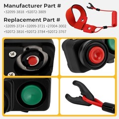 Safety Tether Lanyard Kill Stop Swtich Upgrade for Kawasaki JS300 JS440 JS550