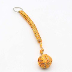 Paracord Monkey Fist Style Keychain Outdoor Hiking Accessory
