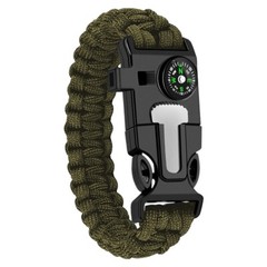 Durable Outdoor Camping Hiking Steel Shackle Buckle Survival Bracelet f Camping