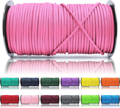 Paracord 550 Typ 3, Corda Multifunzione 4 Mm 100 M, Nylon E Poliestere Con 7 Fil