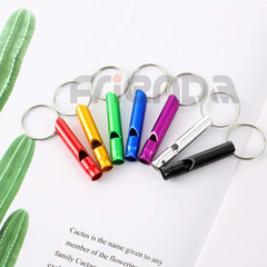 35 Pieces Emergency Whistle with Keychain, Aluminum Emergency Survival Whistle f