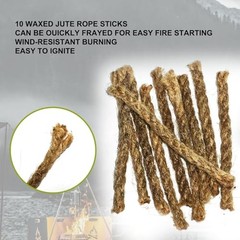 Fire Starter Kit with Ferro Rod & Tinder – Easy Survival Fire Starter for