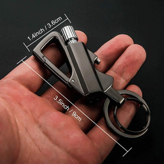 Waterproof Match Permanent Black Lighter Striker Fire Starter Emergency Survival
