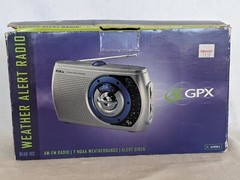 GPX A390 Weather Alert Radio! NOAA STORM ALERTS! Siren, Flashing Light! AM/FM