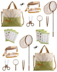 Insect Catcher & Kids Explorer Set, 2 Kids Butterfly Catcher Explorer Set…