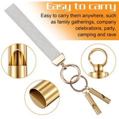 36 PCS Brass Safety Whistle, Emergency Whistle for Adults, Waterproof Surviva…