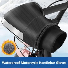 Waterproof Motorcycle Handlebar Gloves Universal Winter Motorbike Hand Style D