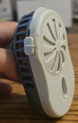 OFF! Clip-On Mosquito Repellent Unit + 12 Hour Refill, Outdoor, White/Gray