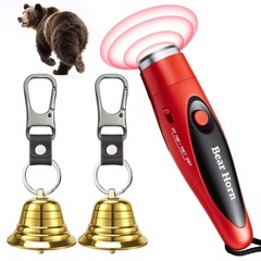 Electronic Air Horn and Bear Bells for Hiking Safety Gear Camping