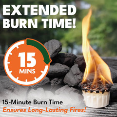 Superior Trading Fire Starter Pods in Plastic Bucket – Fire Starters for Campfir