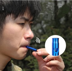 100 Pieces Emergency Whistle with Keychain Aluminum Whistle Survival Whistle …