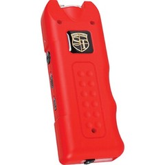 Multiguard 80 million volt Red Stun Gun Rechargeable LED Flashlight 120 DB alarm