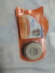 Off! CLIP ON Mosquito Repellent FAN unit ~ 12 hours protection ~ Circular design