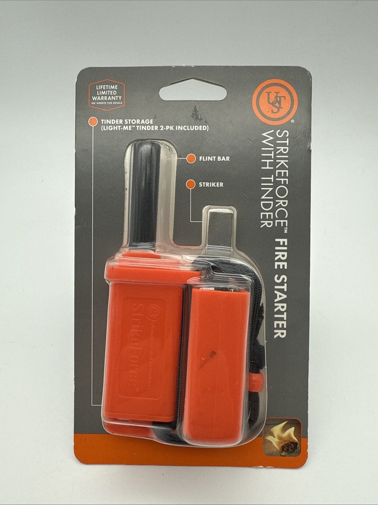 StrikeForce Fire Starter – Camping, Backpacking, Hiking, Survival