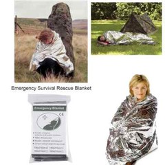 Outdoor Emergency Survival Blanket First Aid Rescue Kit Waterproof Foil Thermal
