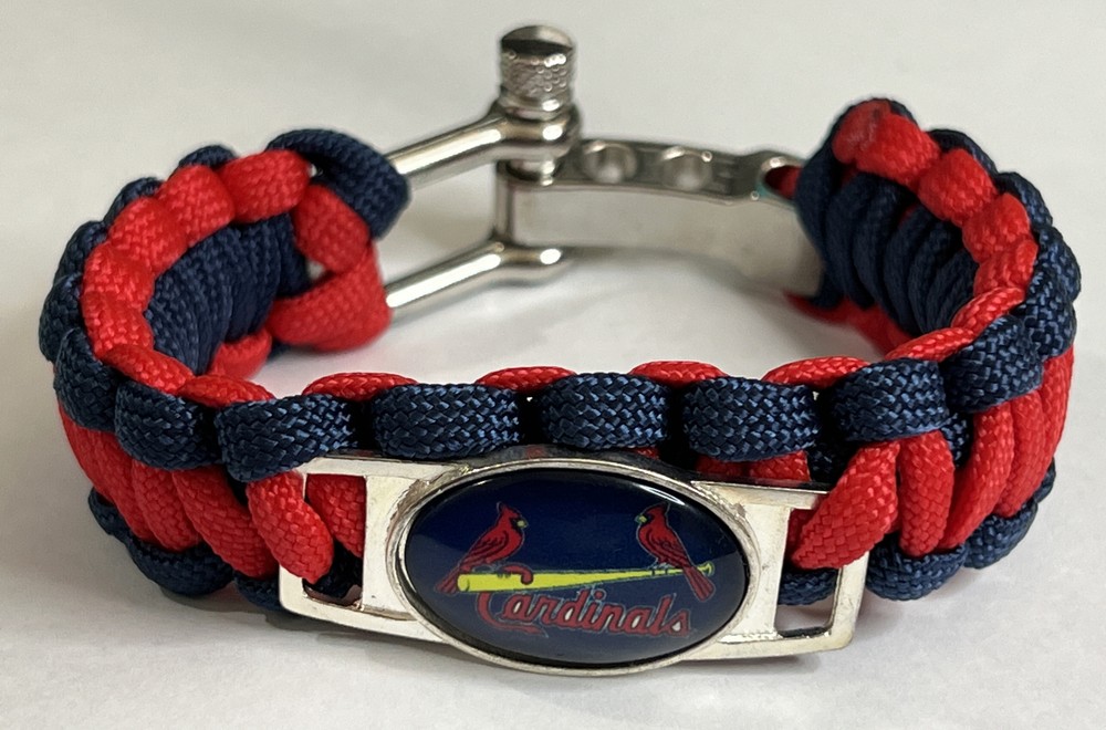 St Louis Cardinals Paracord Bracelet 8” NEW