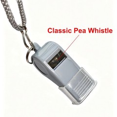 12 Packs Sport Whistle with Lanyard, for Coach, Referee, Official (Gray)