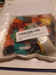 Cosmos 100 PCS- 3/8″ Multi Colored Cosmos Plastic Fastening Strap New