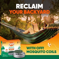 OFF! Backyard Mosquito Repellent Coil Refills, Perfect for Outdoor Patios…