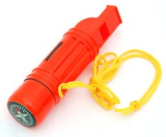 Wholesale 10pc 5in1 Emergency Survival Compass Whistles