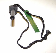 4 X Flint Magnesium Fire Striker/Starter – Scrapable Magnesium + Thin Solid Rod