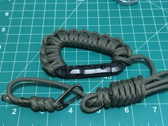 Sparrow’s Design/Paracord Carabiner Wrap Lanyard With Rope Carry Coils
