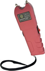 Pink Stun Gun Flashlight for Women Safety Rechargeable 6″