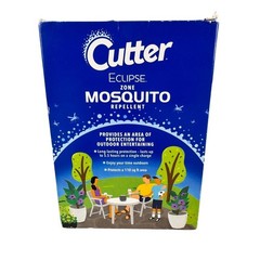 Cutter Eclipse Zone Mosquito Repellent, New, Rechargeable with Refill Outdoors