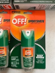 OFF! Deep Woods Mosquito and Insect Repellent Wipes & Sprays Astd 9 as pictured