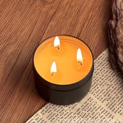 Beeswax Survival Candle Tin 100% Natural Bushcraft Emergency EDC Outdoor Camping