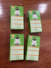 4 Off! Backyard Mosquito Lamp REFILLS ~ 2 Repellent Diffuser Candles per box