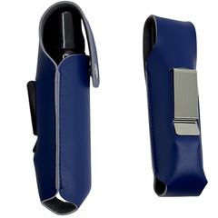 Police Magnum 4oz Twist lock pepper spray BLUE holster belt clip self defense OC
