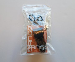 Dango Products EDC Lot of Two (2) NEW Black Belt Key Fob & Cobra Weave Tether