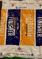 2011 New York City Marathon NYRR Finisher Solar Thermal Blanket Heat Sheet Wrap