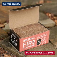 Masterbuilt® Pure-Parrafin All-Natural Odorless Wax Fire Starters for Charcoal G