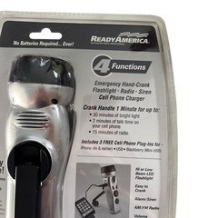 Ready America Emergency Power Station Flashlight Phone Charger Radio