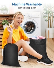 OTraki Small Laundry Bag 16×20 Inch Sack with inch, Black
