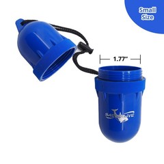 Cylinder Dry Box with Lanyard – Waterproof Container, Watertight Key Pouch Ho…