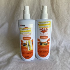 OFF! Familycare Insect Mosquito Repellent Unscented with Aloe-Vera 6 oz – 2pk