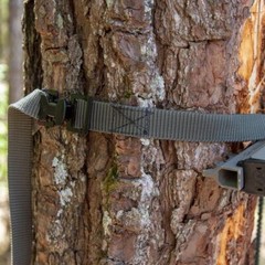 Black Survival Kit Utility Straps 80 Inch Dual Use Pack For Treestands