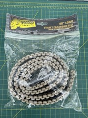 VOODOO TACTICAL 48” Survival Paracord Belt Sand / Tan fits Waist 40″-42” – NEW!