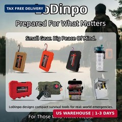 Mini Survival Fishing Kit Compact Emergency Gear for Camping Hiking