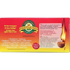 All-Natural Fire Starters 50 Count Easy Lighting Non-Toxic Indoor Outdoor Use