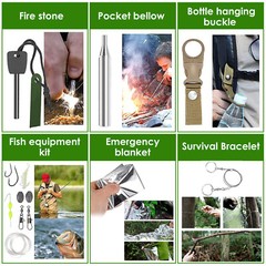Survival Kit Tactical Emergency Survival Gear for Hiking Camping Backpacking