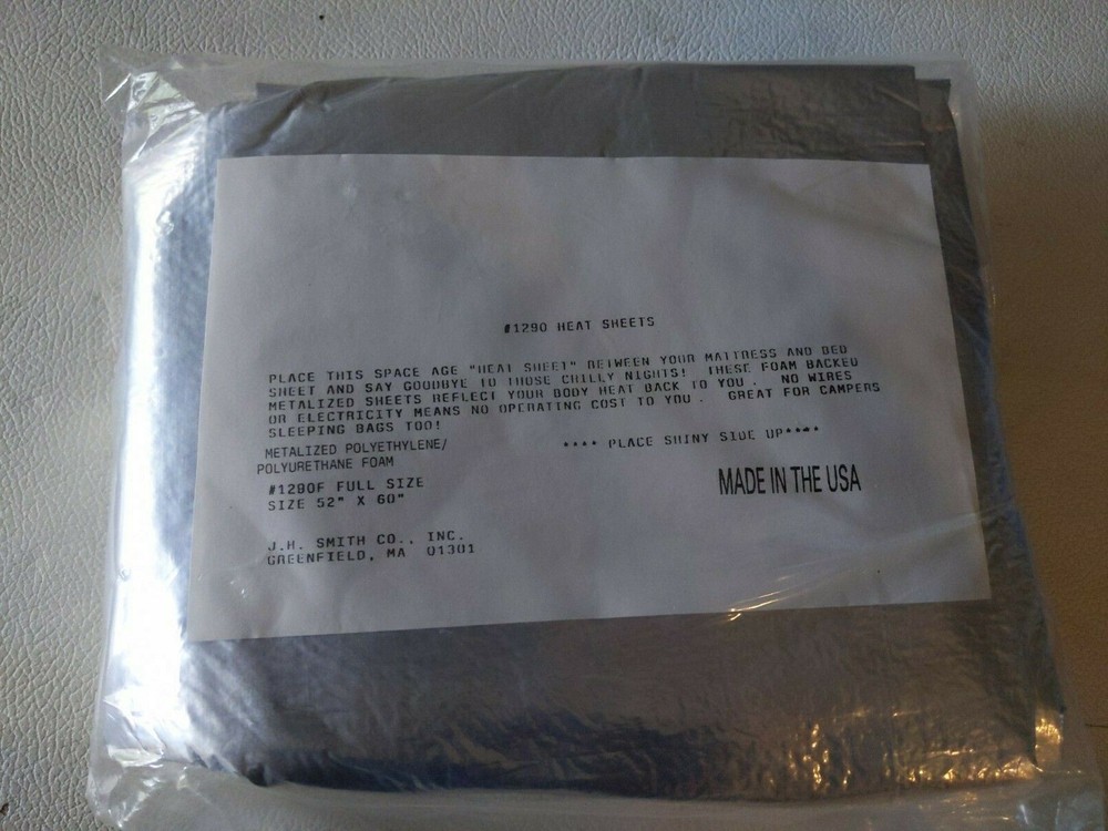 Emergency Blankets for Survival Gear Heat Sheet NIP 52×60 Camping Sleeping Bags