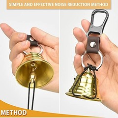 Bear Bell for Hiking | Hiking Essentials for Bear Bell with Survival Whistle